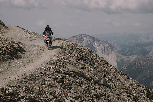 Honda CRF 1100 Africa Twin on Fort Jafferau