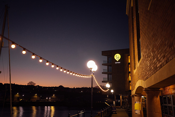 Architectural Photography - Ty Hotel Milford Haven photographed at Night