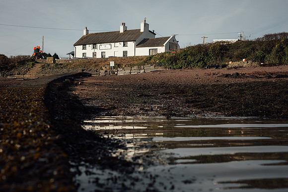 The Angle Point House, Photographed from the sea