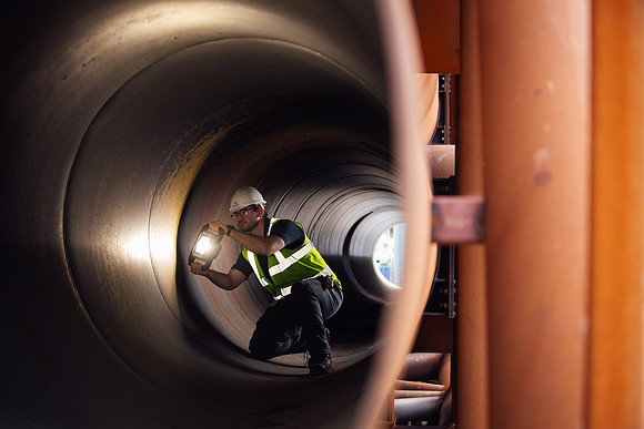 Structural inspections on the bombora wave platform