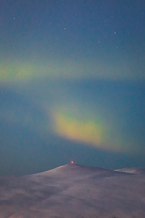 Northern Lights on Tromso Mountain