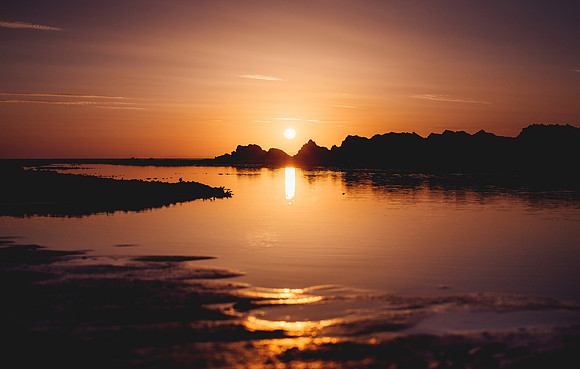 Sunset Reflection over Freshwater West