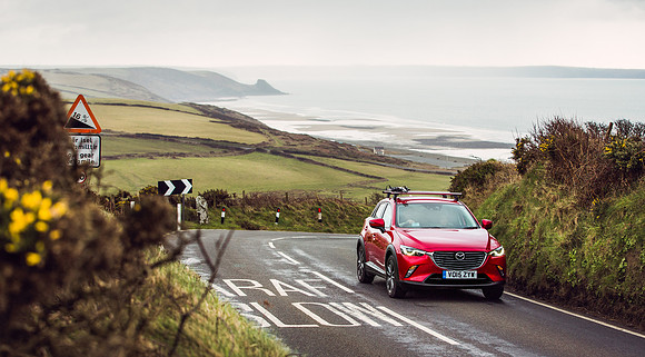 Commercial Automotive Photography for Mazda in Pembrokeshire