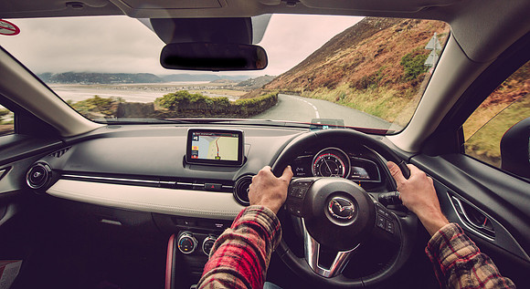 Commercial Automotive Photography for Mazda in Pembrokeshire