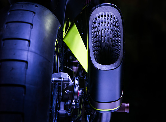 Exhaust pipe from a Husqvarna Vitpilen