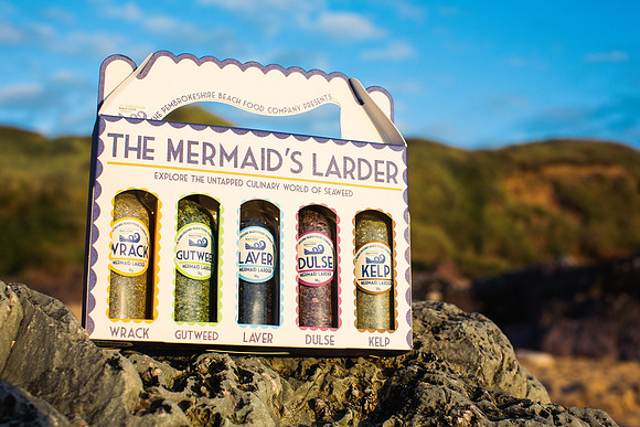 Pembrokeshire Beach Foods - Mermaids Larder captured at the beach