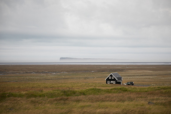 Lone house in Iceland