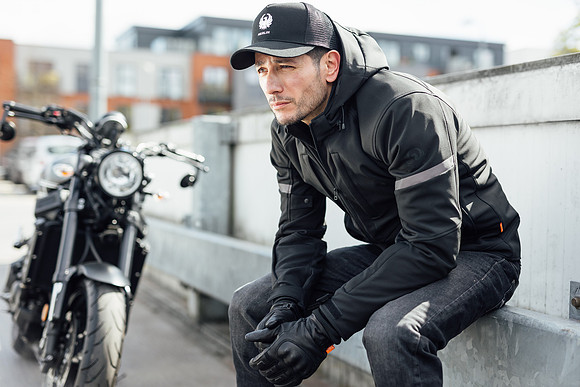 Lifestyle riderwear photographed for Merlin Bike Gear