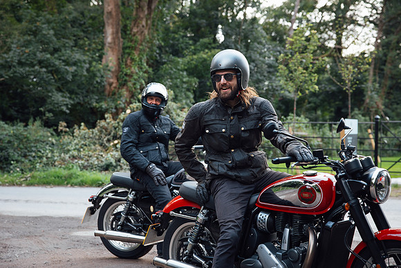 BSA Goldstar riders having a good time