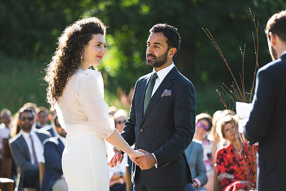 Outdoor ceremony at Grove of Narberth