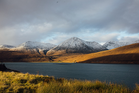 Golden winter sunrise - Isle of Skye