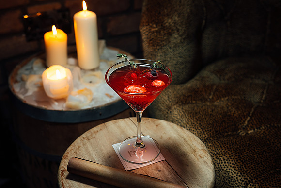 Qube - Cellar Bar Cocktails Photoshoot