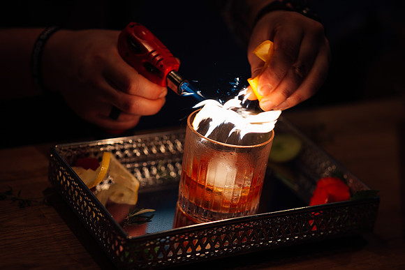 Qube - Cellar Bar Cocktails Photoshoot
