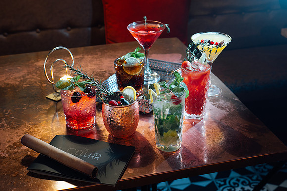 Qube - Cellar Bar Cocktails Photoshoot