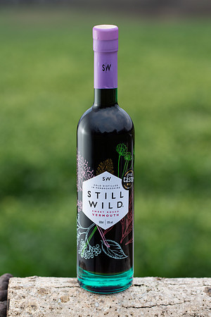 Still Wild Gin bottle - Product Photography
