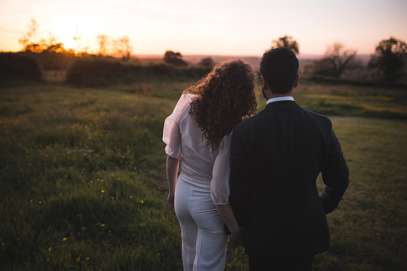 Walking into the sunset