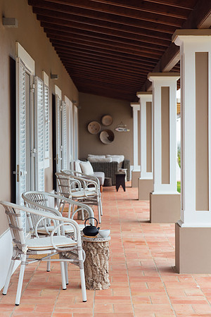 The covered outside living area at Paraiso escondido