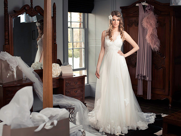 White Bride Photoshoot at Hammet House