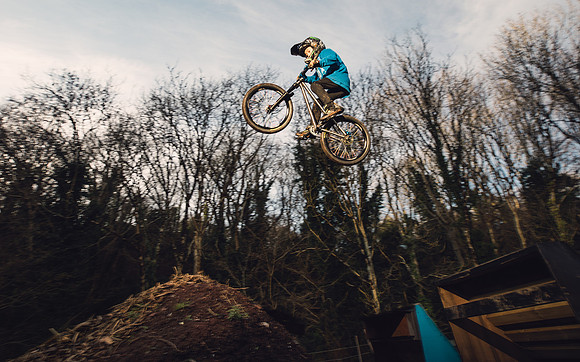 Very young BMX rider catches big air 2